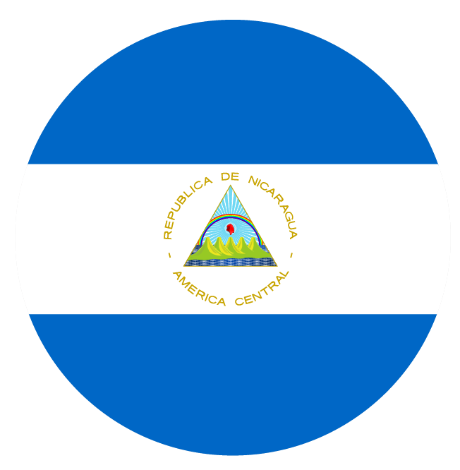 bandera circular de nicaragua